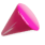 Pink cone shape 3d