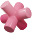 Pink 3d spike shape